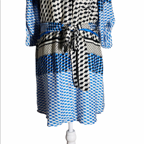 NWT**Gorgeous Belted Shirt Dress**Small - Picture 5 of 11